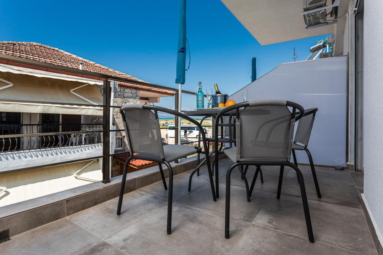 Halkidiki Beach Apartments 2 Nea Kalikratia Vergia Beach Nea Kallikrateia المظهر الخارجي الصورة