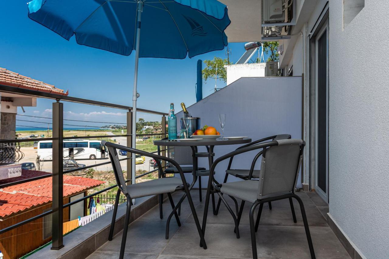 Halkidiki Beach Apartments 2 Nea Kalikratia Vergia Beach Nea Kallikrateia المظهر الخارجي الصورة