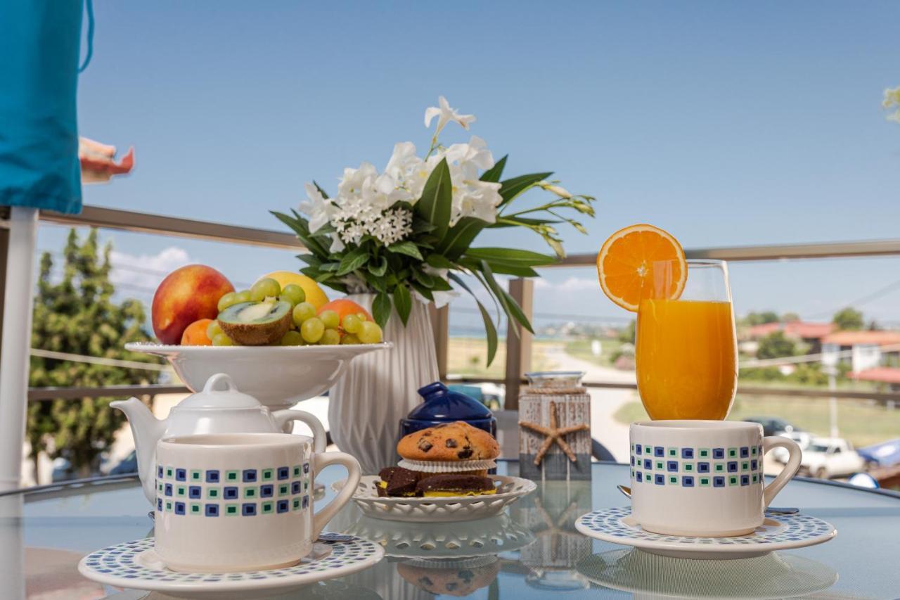 Halkidiki Beach Apartments 2 Nea Kalikratia Vergia Beach Nea Kallikrateia المظهر الخارجي الصورة